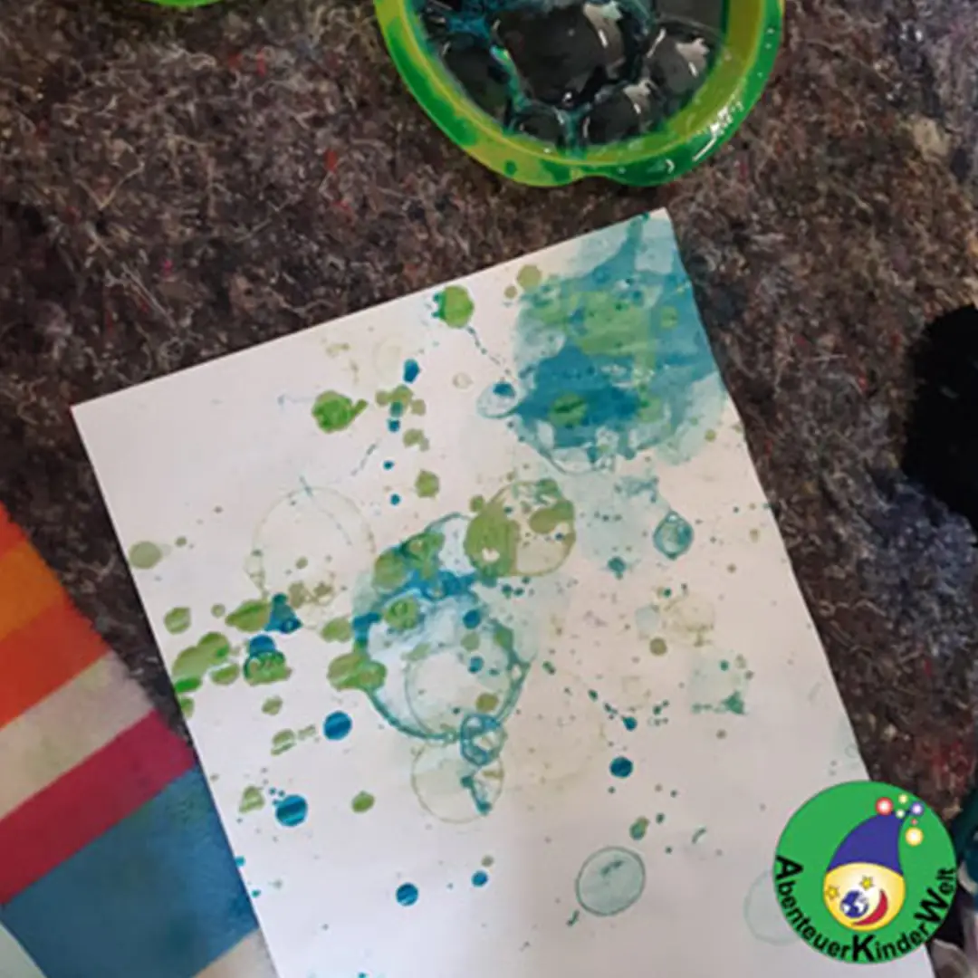 Malen und Spüren - Seifenblasen