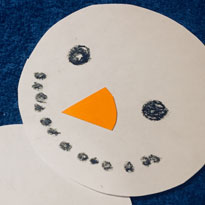 Schneemensch - Legespiel